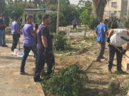 اللد: حملة تنظيف وصيانة واسعة للمقابر والمقدسات الاسلامية